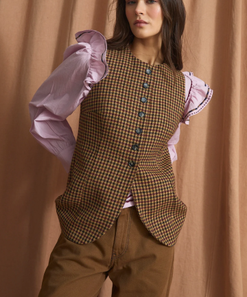 Sophie+Lucie chaleco trujillo harris camel