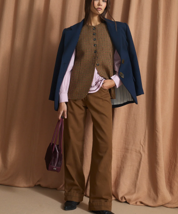 Alternative view of Sophie+Lucie chaleco trujillo harris camel