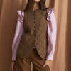 Sophie+Lucie chaleco trujillo harris camel - Imagen 4
