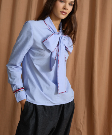 Alternative view of Sophie+Lucie blusa luciana popelin azul