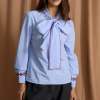 Sophie+Lucie blusa luciana popelin azul - Imagen 3