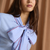 Sophie+Lucie blusa luciana popelin azul - Imagen 4