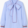 Sophie+Lucie blusa luciana popelin azul - Imagen 7