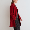 Yerse abrigo rojo lana handmade - Imagen 3
