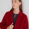 Yerse abrigo rojo lana handmade - Imagen 4