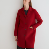 Yerse abrigo rojo lana handmade - Imagen 5