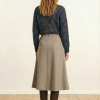 La Fee falda galade tweed beige espiga - Imagen 2