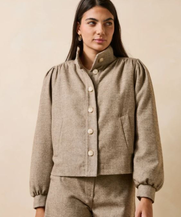 La Feé chaqueta gourou greige