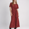Magnolya vestido rachel autum red