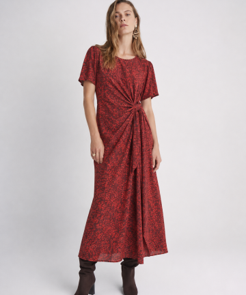 Magnolya vestido rachel autum red