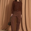 Sophie+Lucie jeans corse tachas marrón