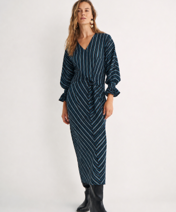 Magnolya vestido carmel navy