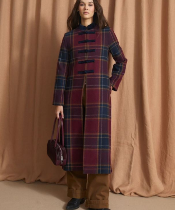 Sophie+Lucie abrigo chiniski margaret burgundy