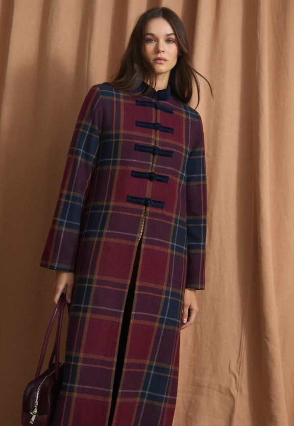 Sophie+Lucie abrigo chiniski margaret burgundy - Imagen 3