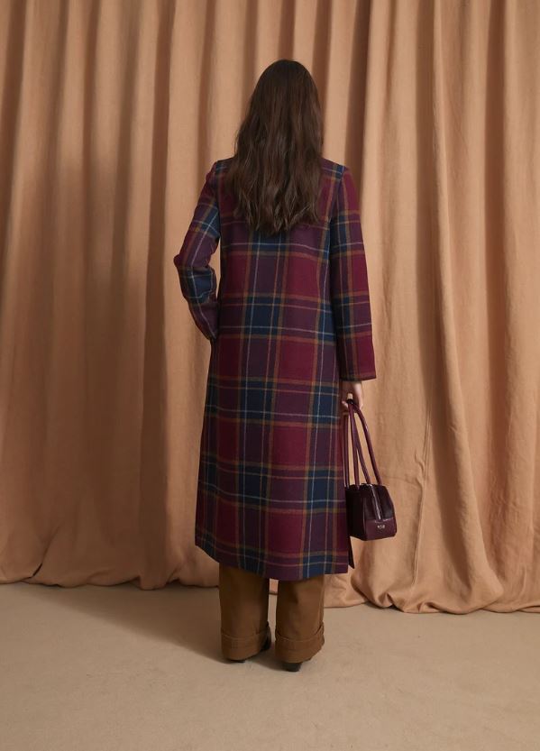 Sophie+Lucie abrigo chiniski margaret burgundy - Imagen 5