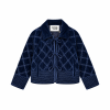 Sophie+Lucie chaqueta paloma terciopelo azul marino