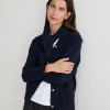 Yerse chaqueta azul marino detalle pañuelo