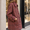 SeeuSoon abrigo corto tweed burgundy - Imagen 2