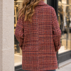 SeeuSoon abrigo corto tweed burgundy - Imagen 3