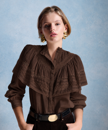 Petite Mendigote blusa milady chocolat