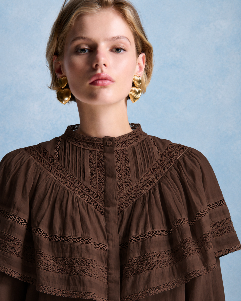 Petite Mendigote blusa milady chocolat - Imagen 3
