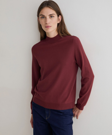 Yerse jersey cuello perkins granate