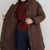 Yerse abrigo acolchado chocolate water repellent - Imagen 5