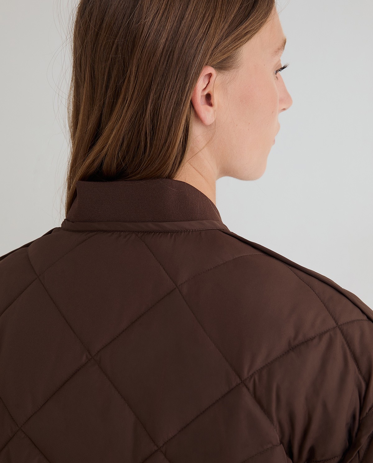 Yerse abrigo acolchado chocolate water repellent - Imagen 8