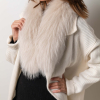 MAXI CUELLO PIEL NATURAL TALLA UNICA BEIGE - Imagen 4