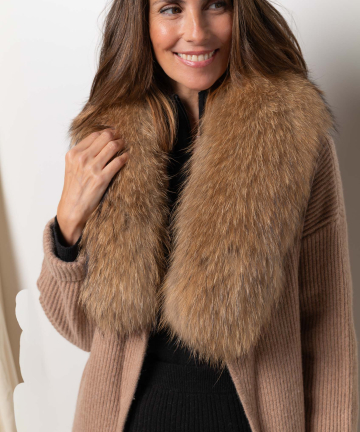Alternative view of MAXI CUELLO PIEL NATURAL TALLA UNICA
