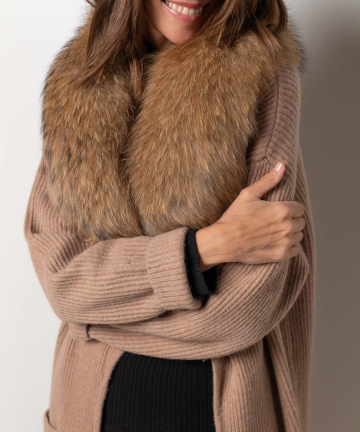 MAXI CUELLO PIEL NATURAL TALLA UNICA