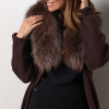 MAXI CUELLO PIEL NATURAL TALLA UNICA NEW MOCCA - Imagen 3