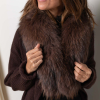 MAXI CUELLO PIEL NATURAL TALLA UNICA NEW MOCCA - Imagen 2