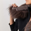 CUELLO MAGNETICO PIEL NATURAL TALLA UNICA NEW MOCCA - Imagen 3