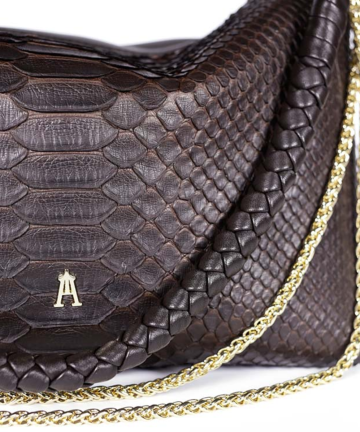 Alternative view of Craie studio bolso mallow python moro