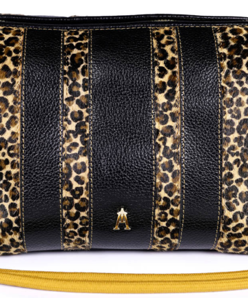 Alternative view of Craie studio bolso mini halo stripe panthere