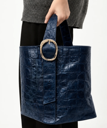 Alternative view of JIMENAS bolso le carré coco bleu