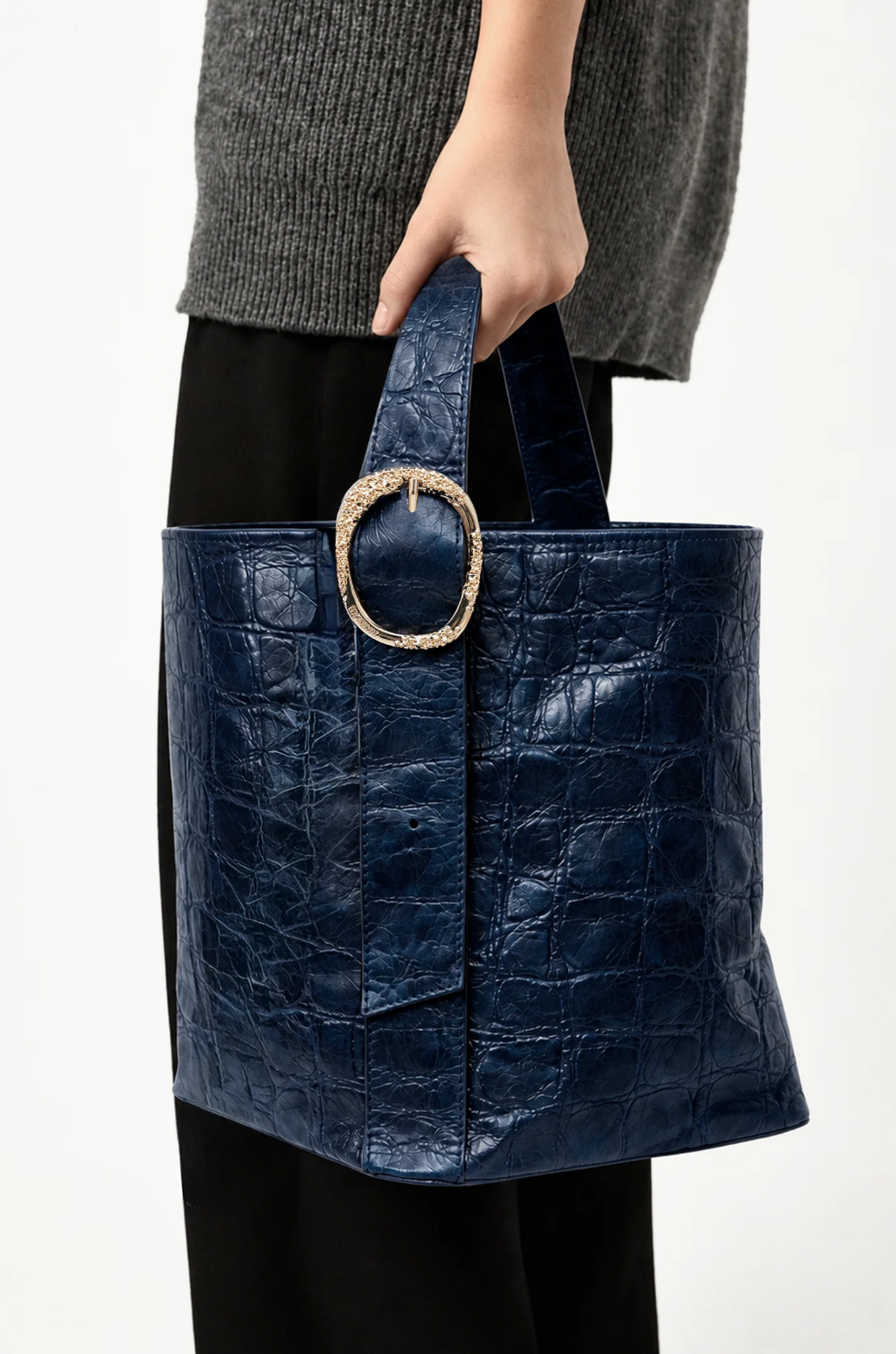JIMENAS bolso le carré coco bleu - Imagen 2