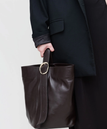 JIMENAS bolso le carré xl testa di moro