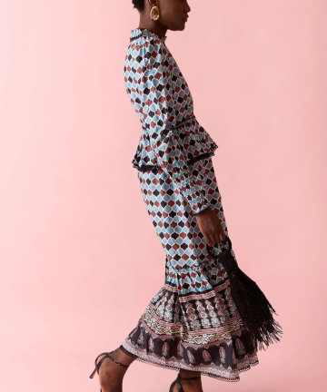Alternative view of Coosy vestido lota multicolor