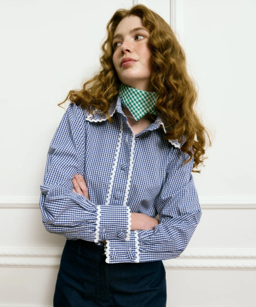 Alternative view of LAGANINI camisa carrie simone blue
