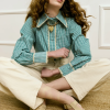 LAGANINI camisa carrie simone green - Imagen 4