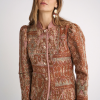Magnolya chaqueta amelia rust tapestry