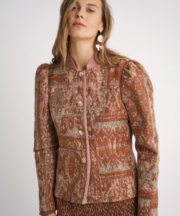 Magnolya chaqueta amelia rust tapestry