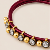 THEODÓRE pulsera aurelia burgundy M - Imagen 2