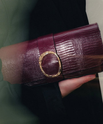 Alternative view of JIMENAS bolso la baguette tejus vino