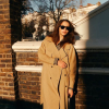 Magnolya gabardina juls moustard checks