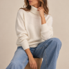 Solocascmir jersey cuello alto crudo 100% cashmere