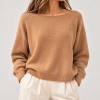 Solocasmir jersey camel botones