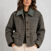 SeeuSoon chaqueta tweed verde cuello pana - Imagen 2